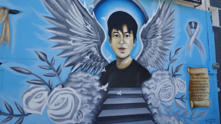 Artistas leoneses crean mural para Mateo en el Barrio de San Juan Bosco