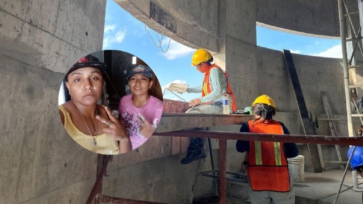 Queremos inspirar a más mujeres a ser albañilas: Dante y Citlallit, maestras de obra en Veracruz 