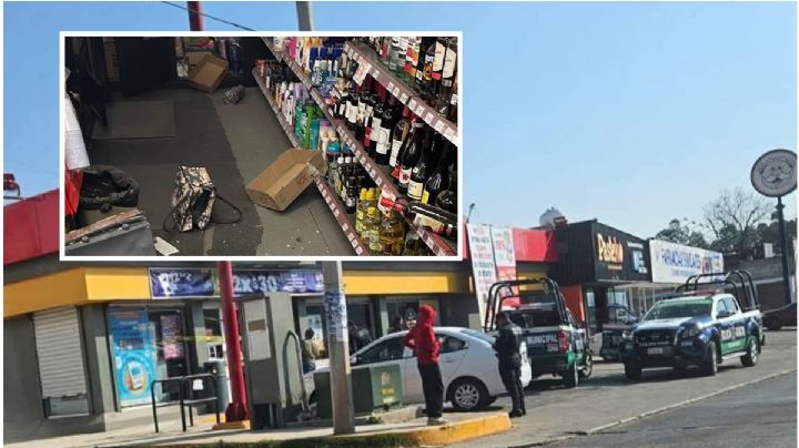Con amenaza de explotar una bomba, asaltan tienda Oxxo en Tulancingo; así pasó