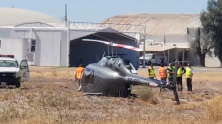 Se desploma helicóptero en la Base Aérea Militar No. 18 de Hermosillo, Sonora