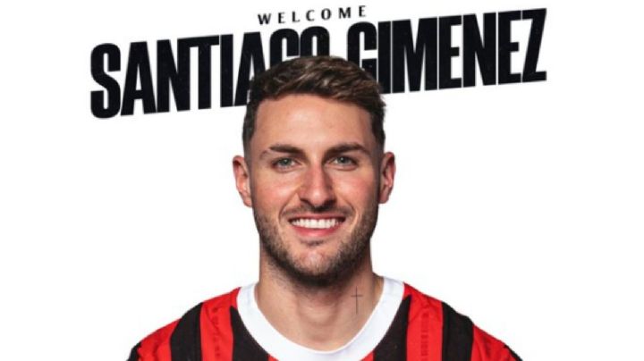 Así fue la presentación de Santi Giménez con el Milan, ¿Cuándo debutará?