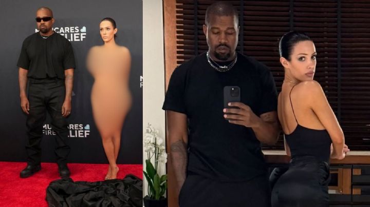 Revelan el precio del vestido transparente que uso Bianca Censori, esposa de Kanye West en los Grammy