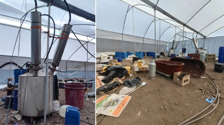 Desmantelan presunto laboratorio de fentanilo en Hidalgo; hubo balazos durante el operativo