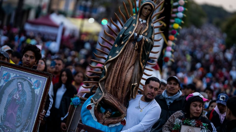 Habrá cierres viales por peregrinación a la Basílica de Guadalupe