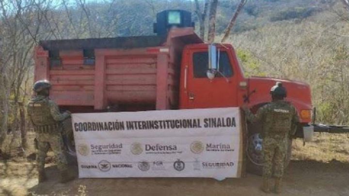 Autoridades aseguran dos vehículos “monstruo” con explosivos y arsenal en Sinaloa