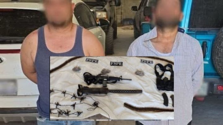 Caen dos sicarios del “Marro” armados con ametralladora