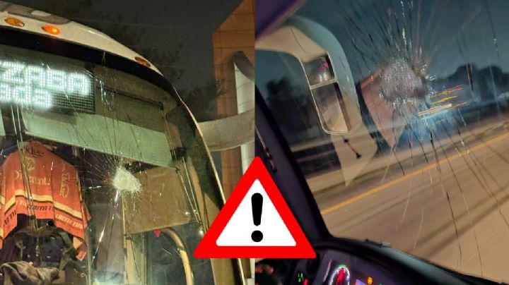 Intento de asalto a AU en Ixtaczoquitlán; lanzan piedas a cristales y lesionan a chofer