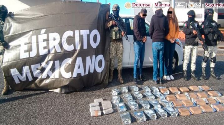 Baja California: detienen a tres con 300 millones de pesos en droga tras evadir retén