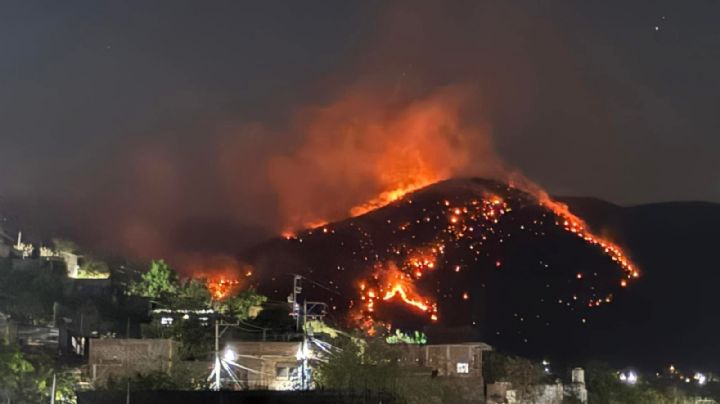 Incendio forestal en Iguala no cede y arrasa 180 hectáreas