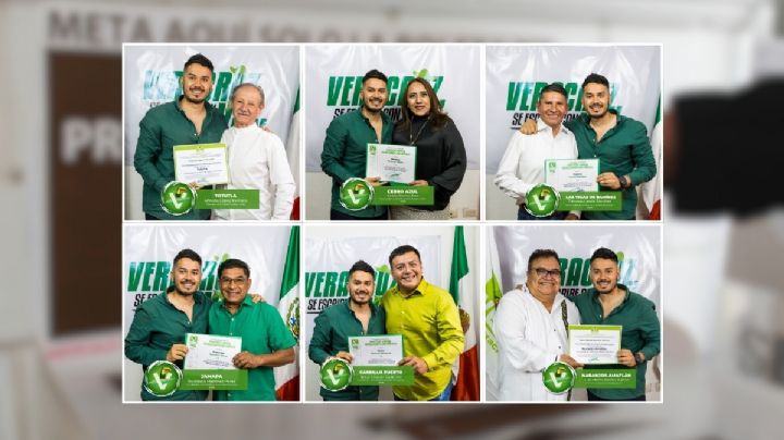 Estos son los 12 promotores de la 4T que ganaron la encuesta por el Verde en Veracruz