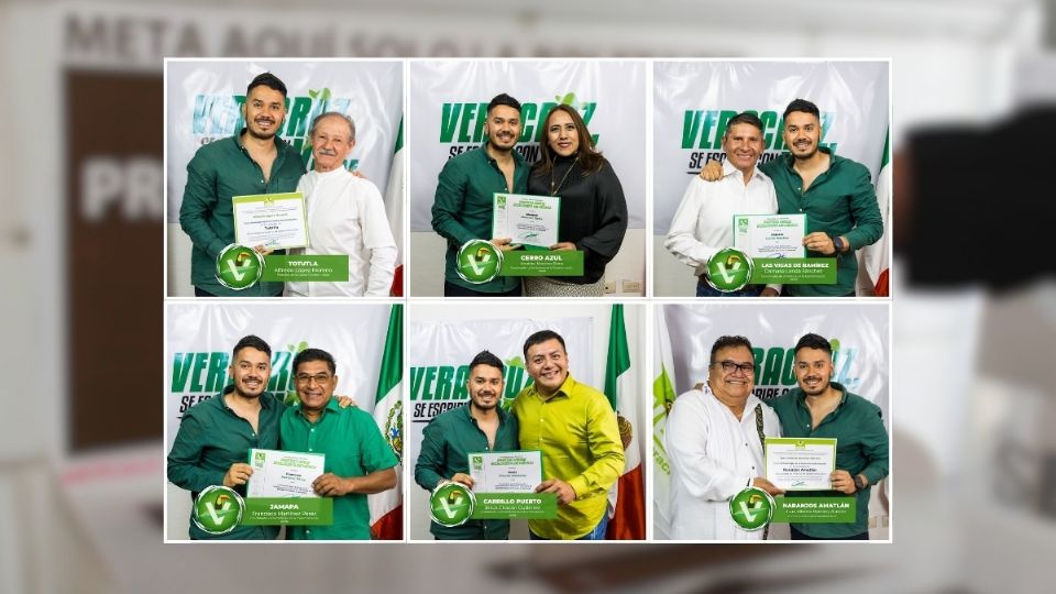 Estos son los 12 promotores de la 4T que ganaron la encuesta por el Verde en Veracruz