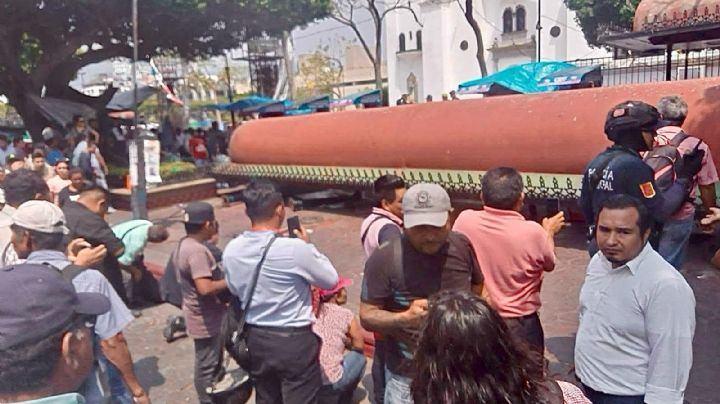Video muestra momento en que estructura cae sobre mujeres en Chiapas; ambas mueren