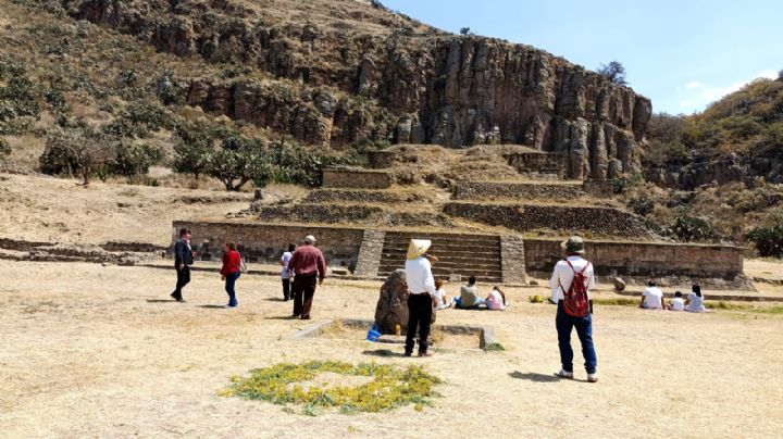 Así se vivió el equinoccio de primavera en la zona arqueológica de Huapalcalco