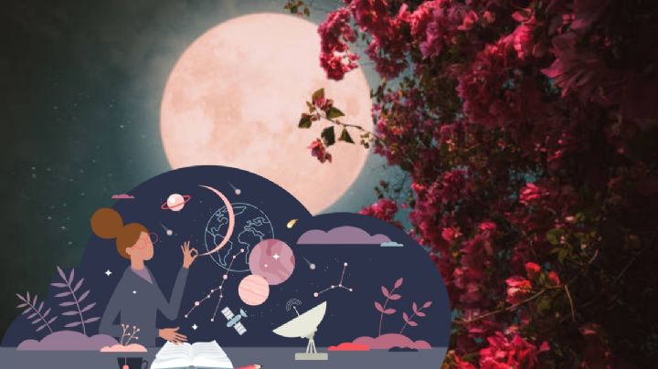 Luna llena: así será la Luna Rosa de abril 2025