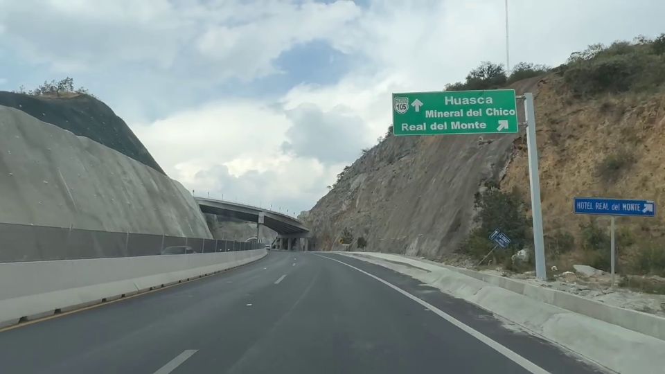 Los primeros conductores de la carretera Real del Monte-Huasca reportan de ocho a 10 minutos de traslado