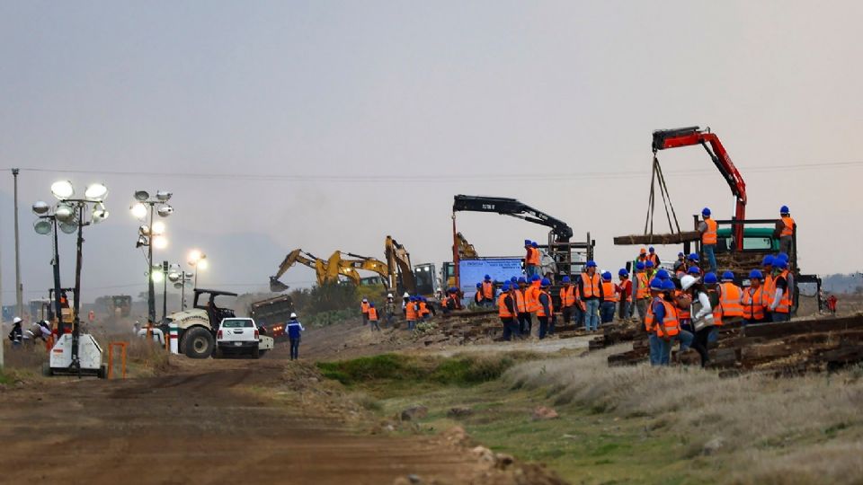 Desde el sábado 22 de marzo comenzaron las obras de construcción del tren
