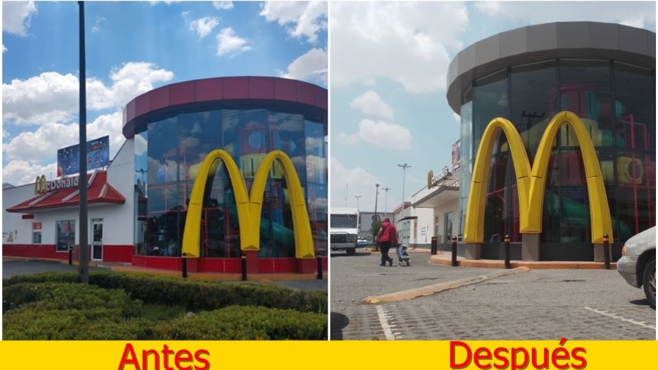 Así es el antes y después del restaurante Mc Donald's en Pachuca