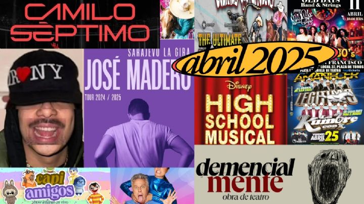 ¿Cuáles son los conciertos para abril en Pachuca?