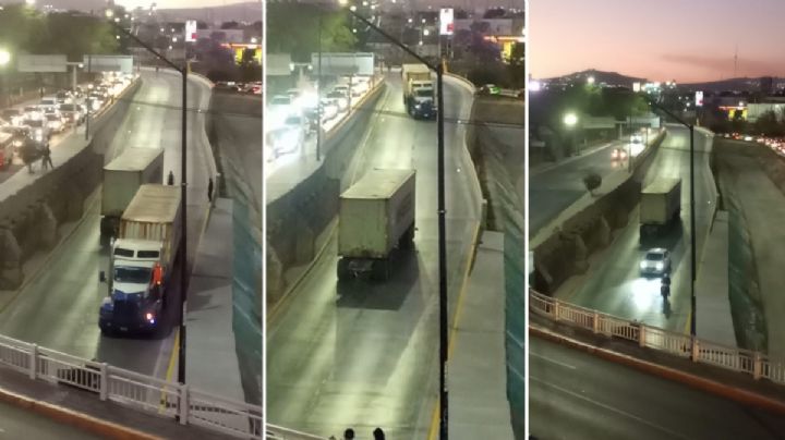 Tráiler provoca cierre en el Malecón a la altura del Puente del Amor