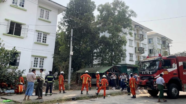 "Llevamos más gente al cementerio que al hospital": suman más de 1,600 muertos por terremoto en Myanmar
