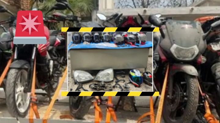 ¿Qué encontró la FGE en casa de Medellín donde ocultaban motos robadas?