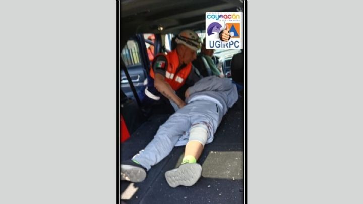 Hospitalizan por caída a Nicolás, de 8 años, en Coyoacán