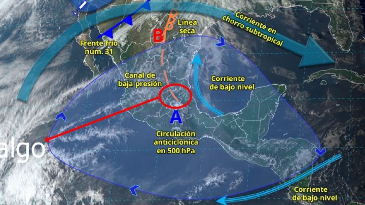 Habrá chubascos este martes 4 de marzo; así el pronóstico del clima en Hidalgo