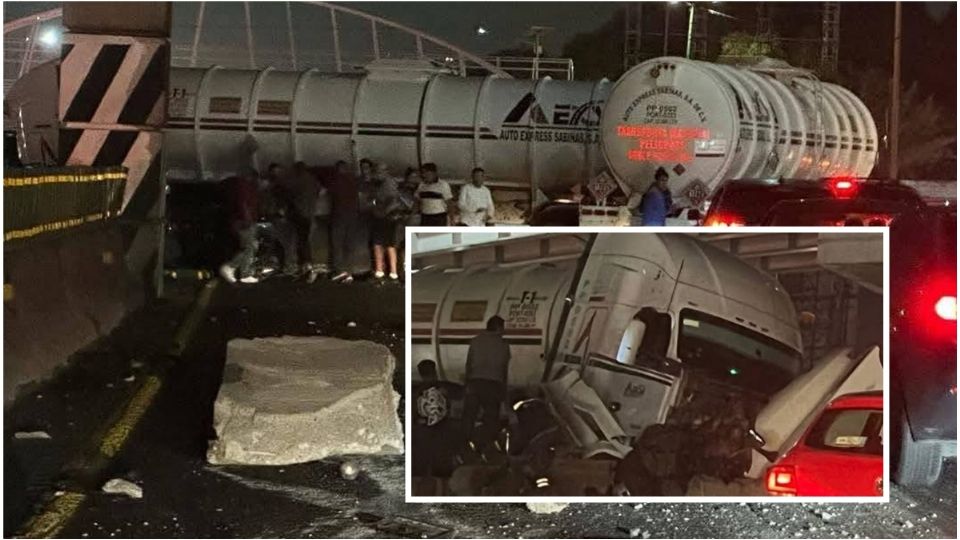 Por el accidente hubo mucho tráfico