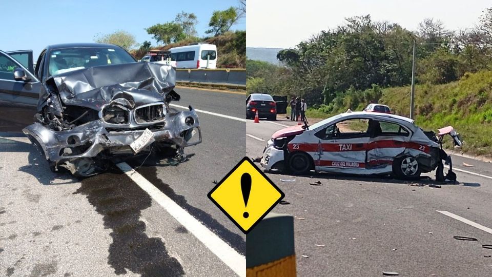 Taxista y dos pasajeros muertos en accidente de autopista La Tinaja - Cosoleacaque; esto sabemos