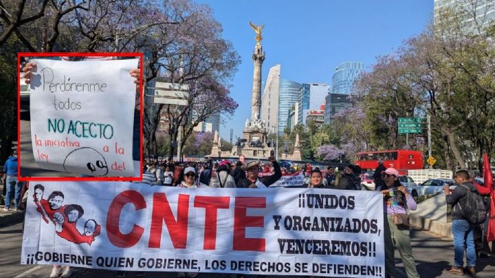 ”Perdónenme todos, no 'acecto'”; Maestros de la CNTE rechazan reforma a la Ley del ISSSTE 2025