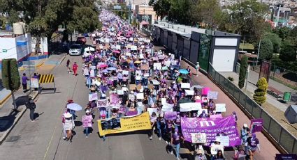 Así se vivió la marcha conmemorativa del 8M en Pachuca, más de 7 mil mujeres