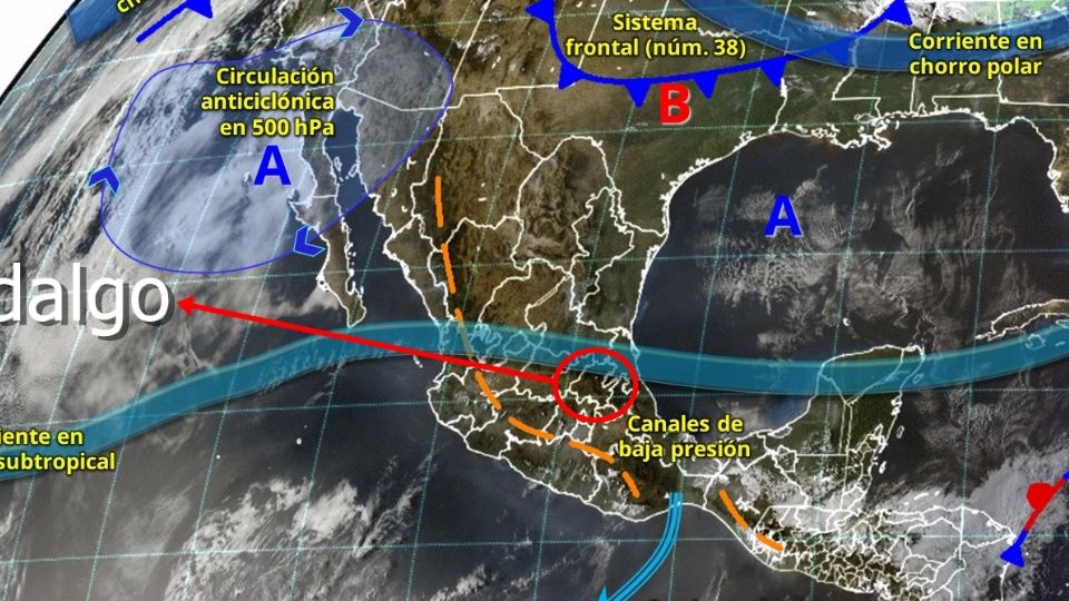 Una corriente en chorro subtropical bajará las temperaturas
