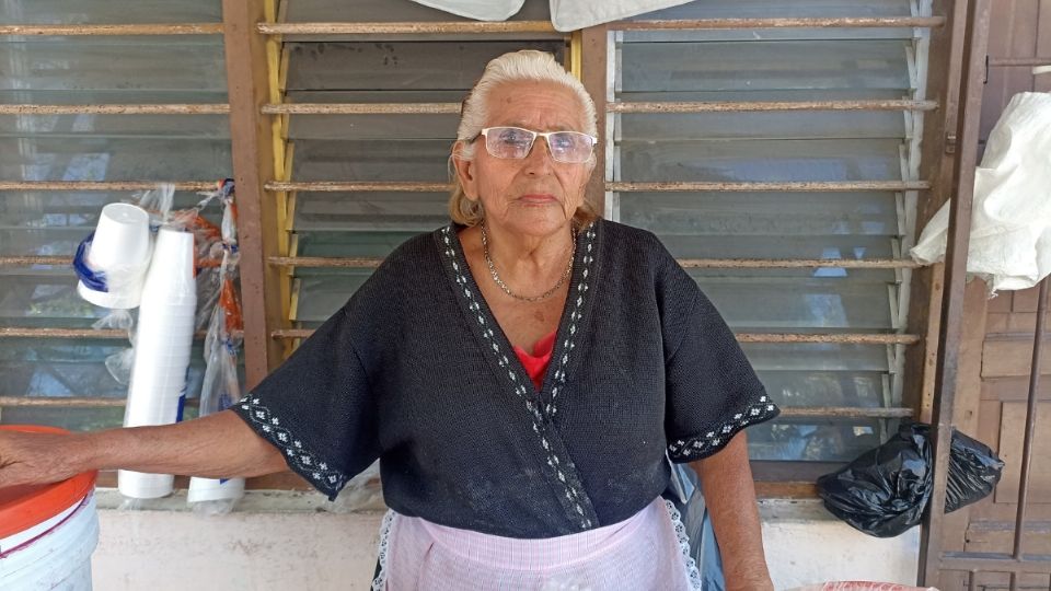 La Tía Gabina, 40 años vendiendo garnachas traídas desde Soledad de Doblado en el puerto de Veracruz