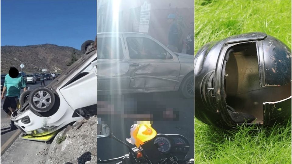 Los accidentes dejaron personas heridas y tráfico