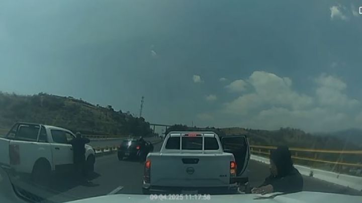 Registran en video segundo asalto en autopista Chamapa-Lechería; hubo robos en días consecutivos
