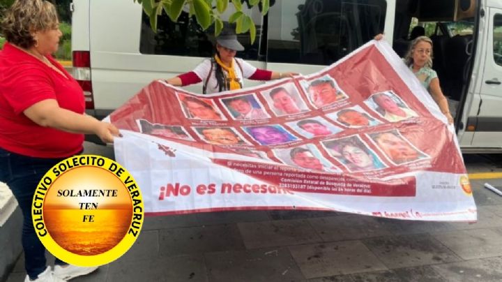 Así madres buscadores de Solecito de Veracruz recaudan recursos en Semana Santa