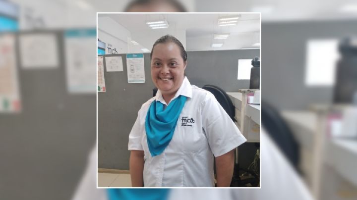Inclusión laboral en Veracruz: Jennifer, mujer con síndrome de Down que trabaja y rompe estigmas