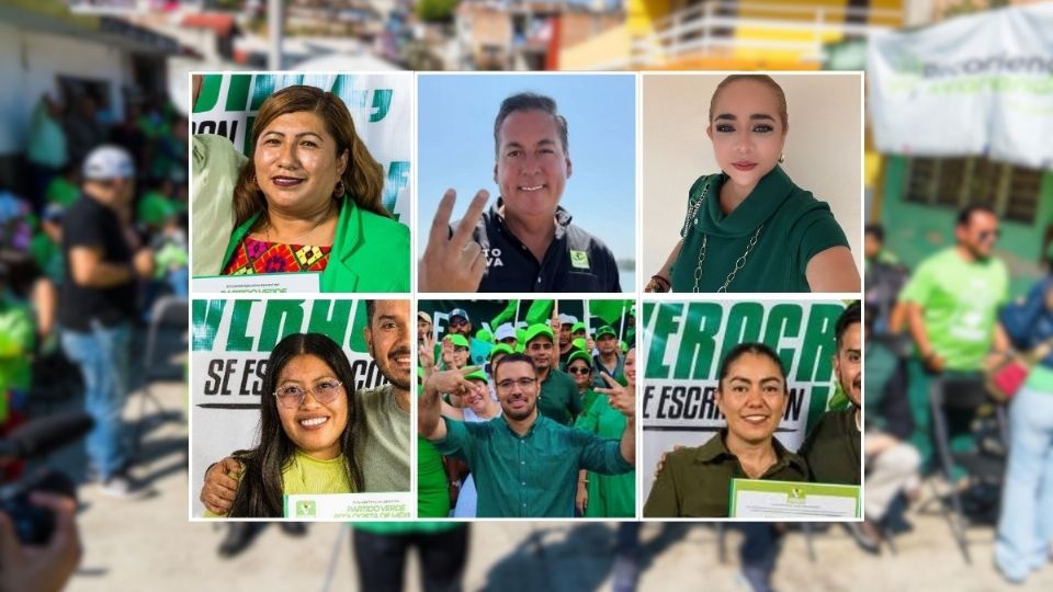 Estos son los 42 candidatos y candidatas del PVEM a alcaldes en Veracruz; síndicos y regidores