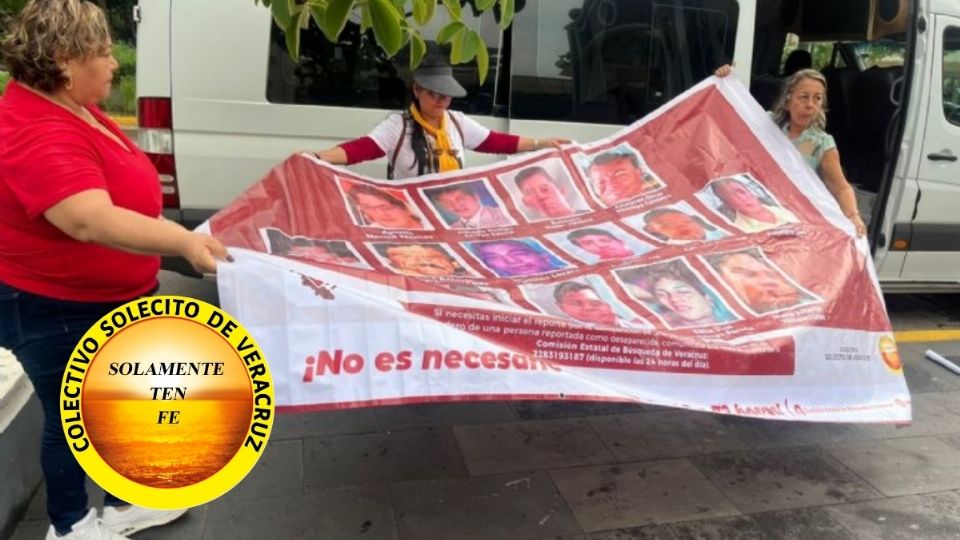 Así madres buscadores de Solecito de Veracruz recaudan recursos en Semana Santa