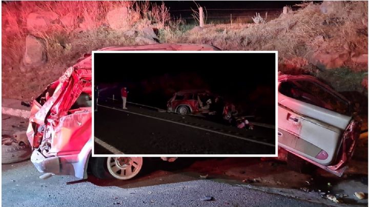 Familia se accidenta en la México-Tuxpan, mueren mujer y 2 niños