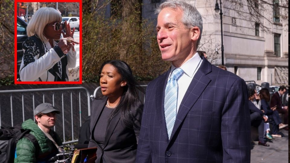 Brian Steel, abogado de Diddy, y Janice, madre del rapero