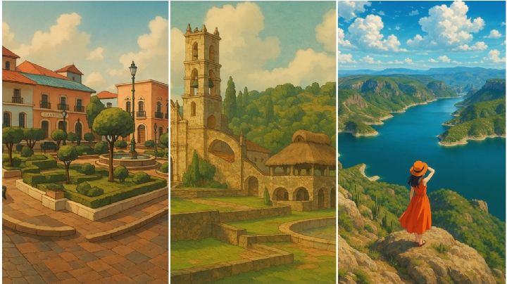 Así se ven estos pueblos mágicos de Hidalgo al estilo Ghibli