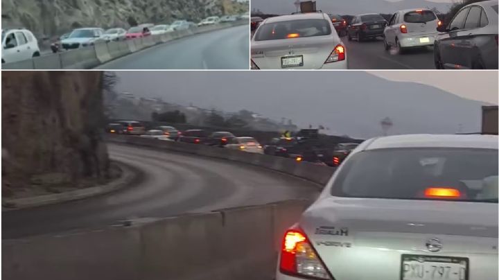 Tráfico total: así se ve la carretera para salir del Real el último día de Semana Santa | VIDEO