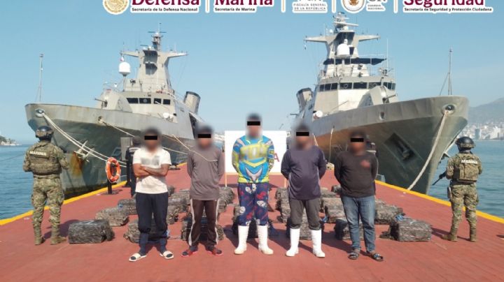 Golpe al narco en altamar: 4.2 toneladas de cocaína aseguradas en Guerrero