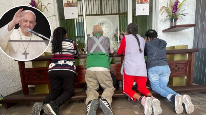 Rezan en el templo de San Juan Bosco por el descanso del Papa Francisco
