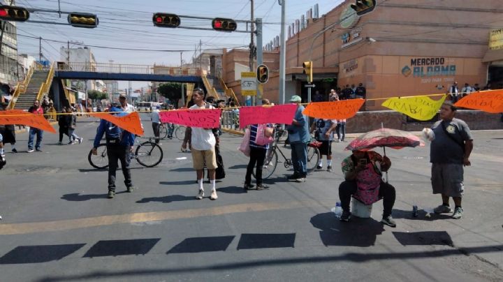 "No somos delincuentes, somos trabajadores honestos": Comerciantes de la Miguel Alemán
