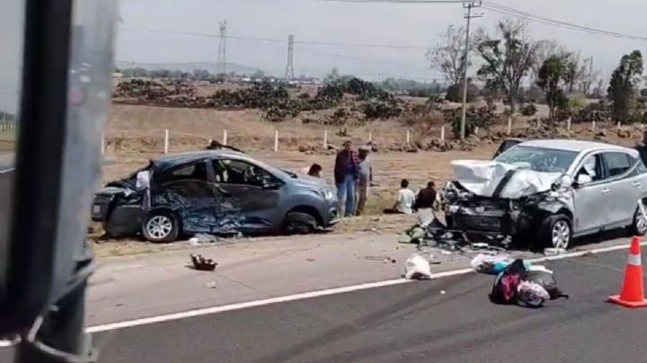 Así fue el trágico accidente en la México-Tuxpan que deja 4 muertos y lesionados