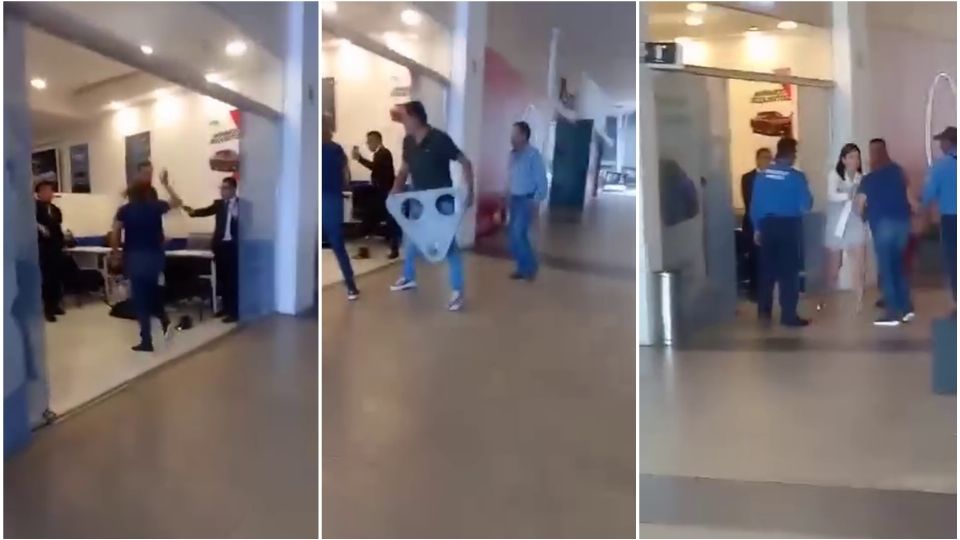 La violenta riña duró algunos minutos