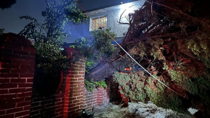 ¿Qué afectaciones hay por la  tromba que se registró en el norponiente del Valle de México?