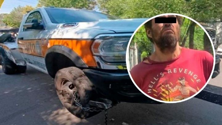 Se roba grúa en Tlalpan… y la choca en la autopista México-Cuernavaca